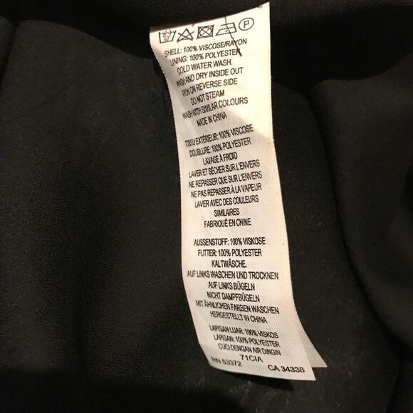 French Connection Floral 3/4 Sleeve Dress Size 2 - Picture 9 of 10